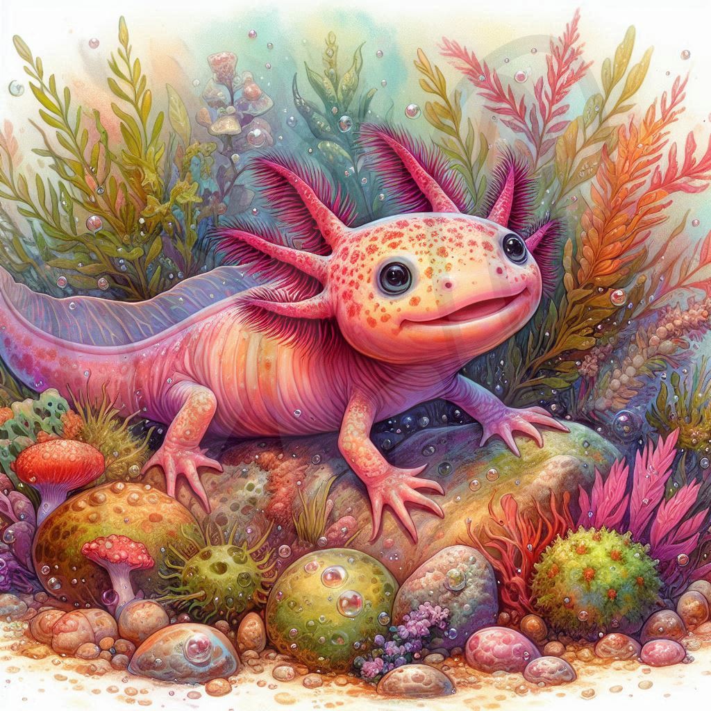 Pink axylot