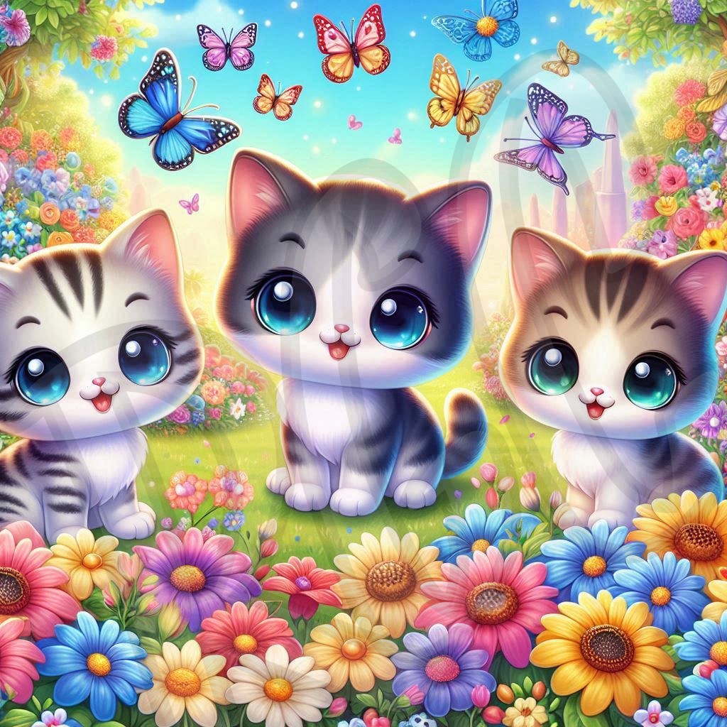 Kittens & Butterflies