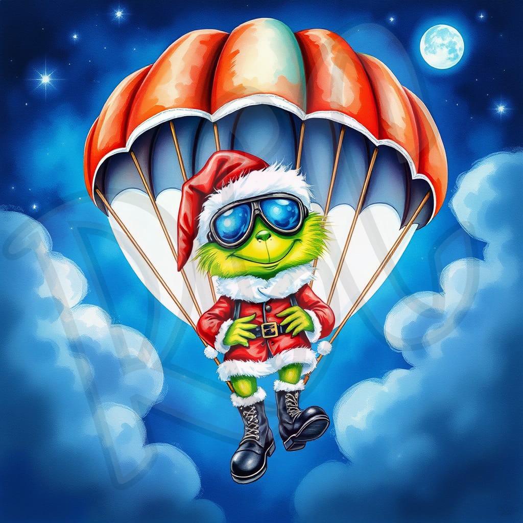 Parachute Grinch