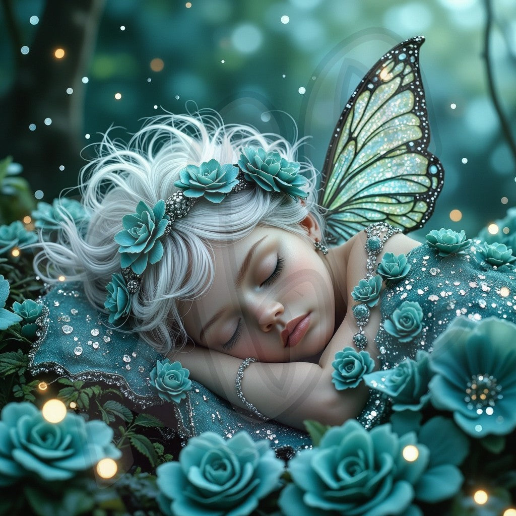 Turquoise Sleeping Fairy