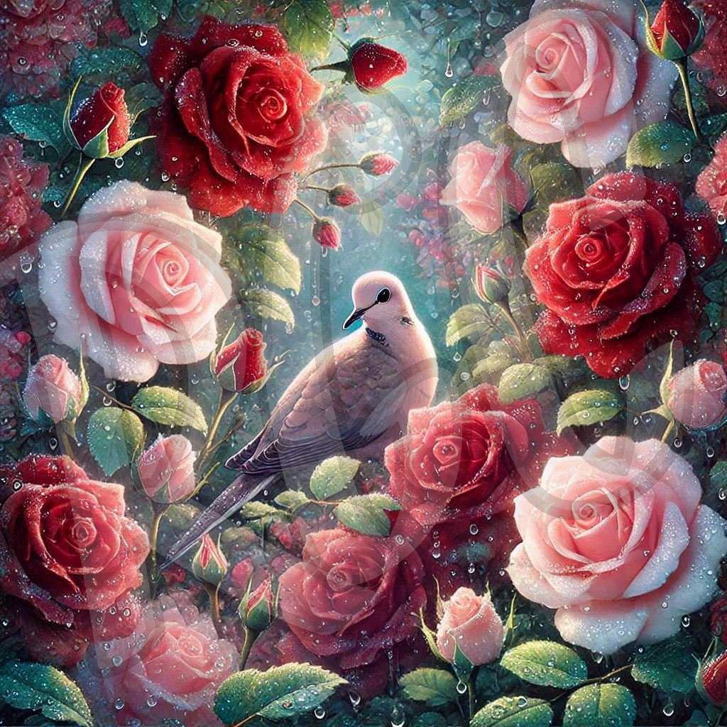 Watered with the roses