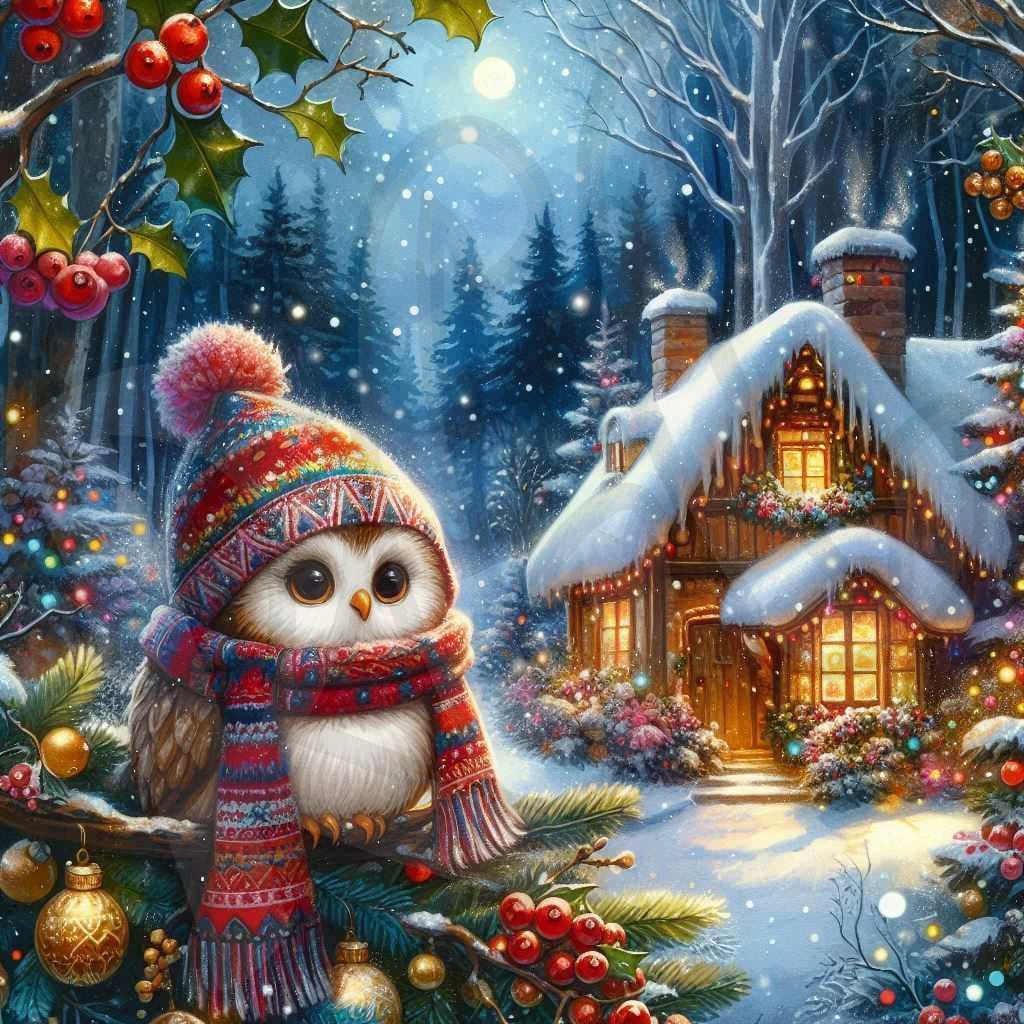 Settled in for the season owls
