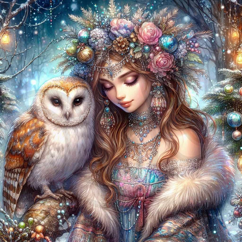 Woodland Princess & Owl 1-4