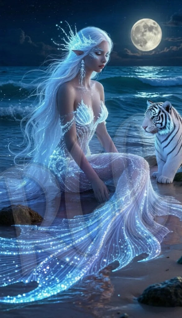 Bioluminescent Mermaid