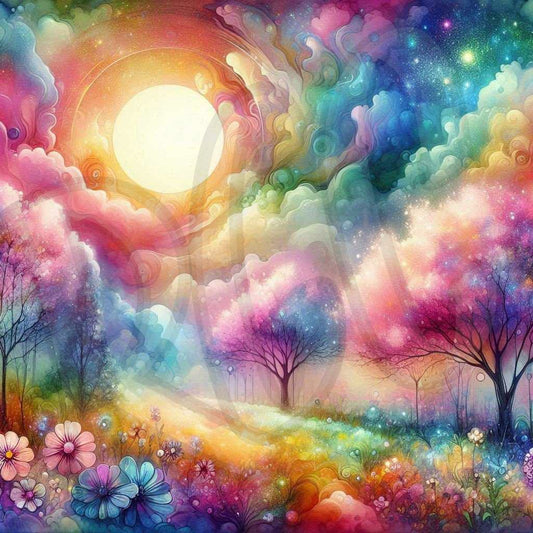 Pastel Psychedelic Spring