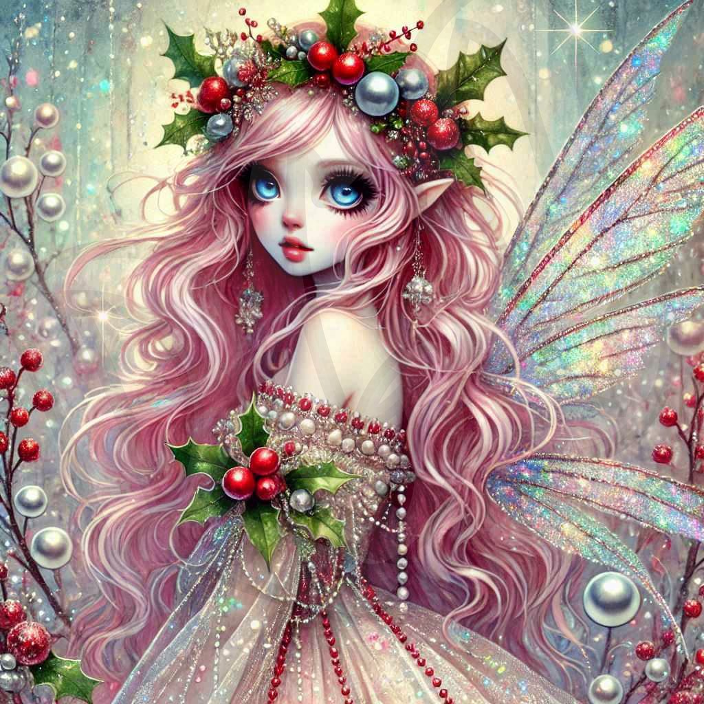 Holly berry shimmer faerie