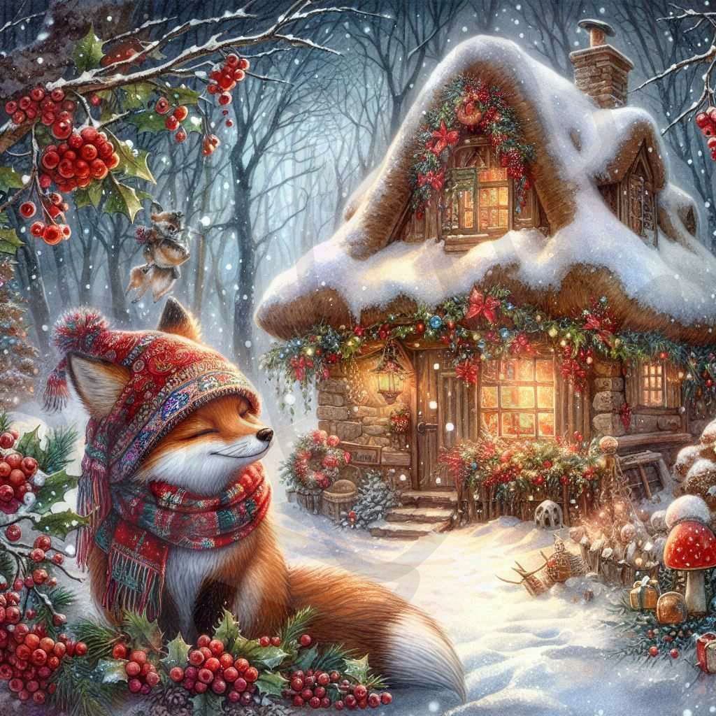 Settled in for the season fox
