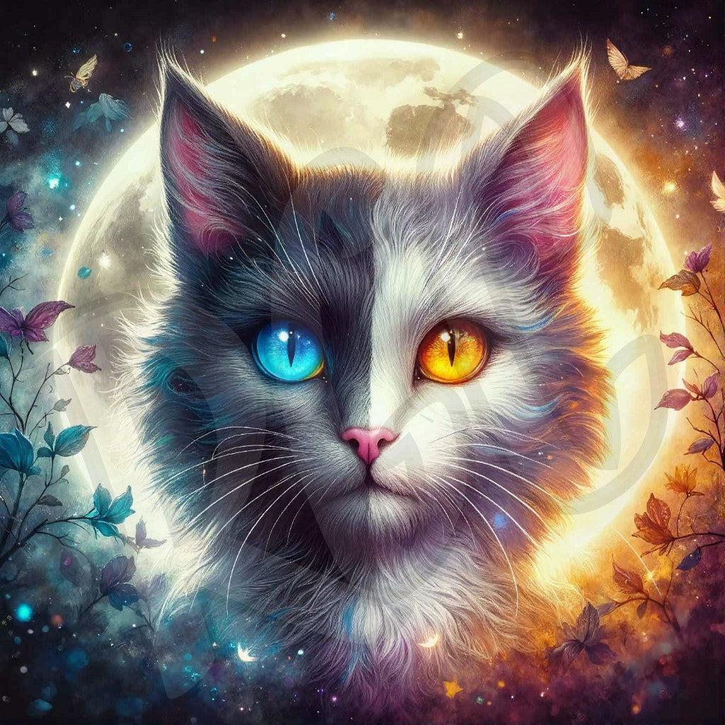 Floral Chimera Cat