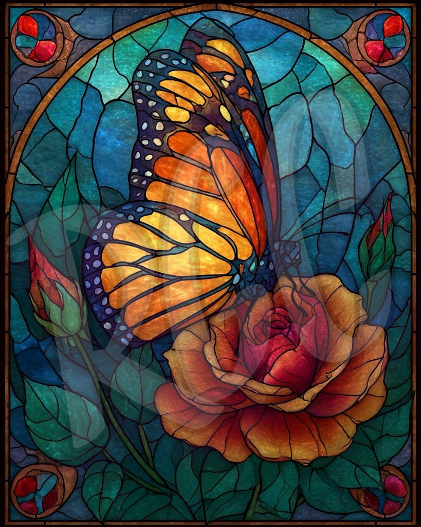 Stained Glass Butterfly