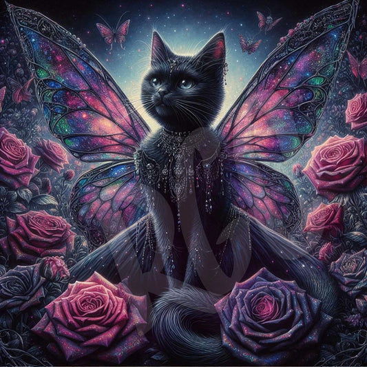Nu Goth Cat Fairy