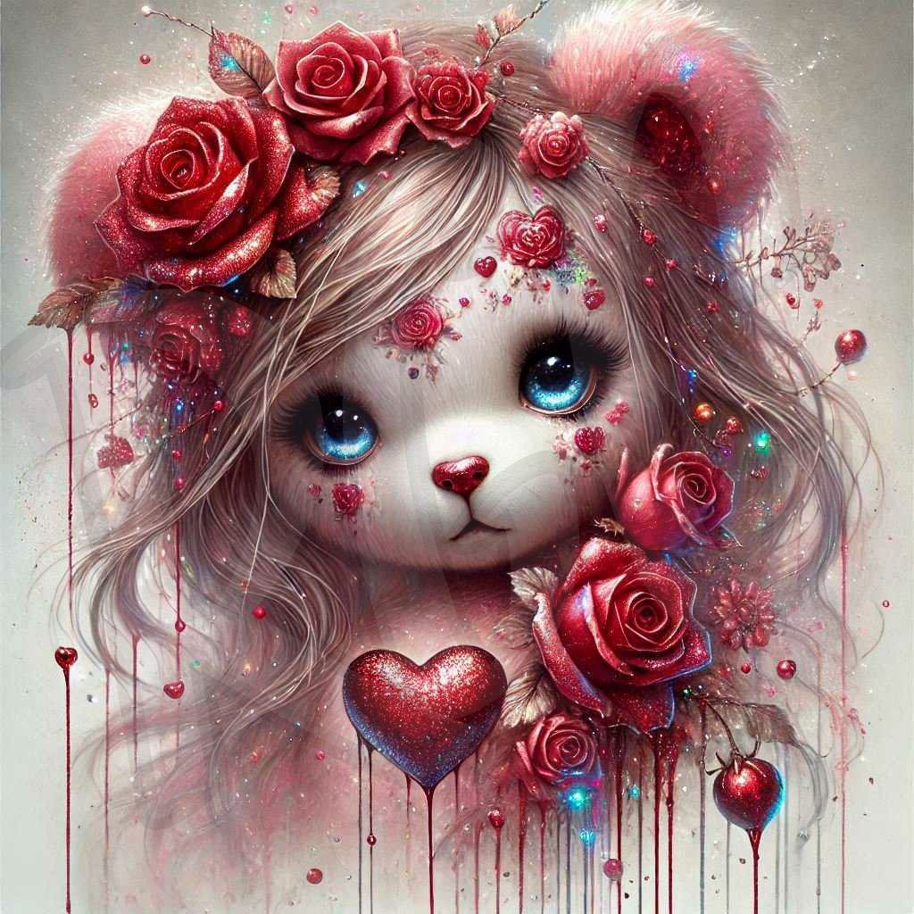 Hearts & Roses Bears