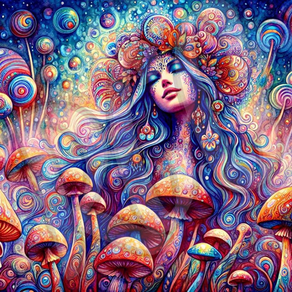 Bohemian Mushroom Goddess 1-6