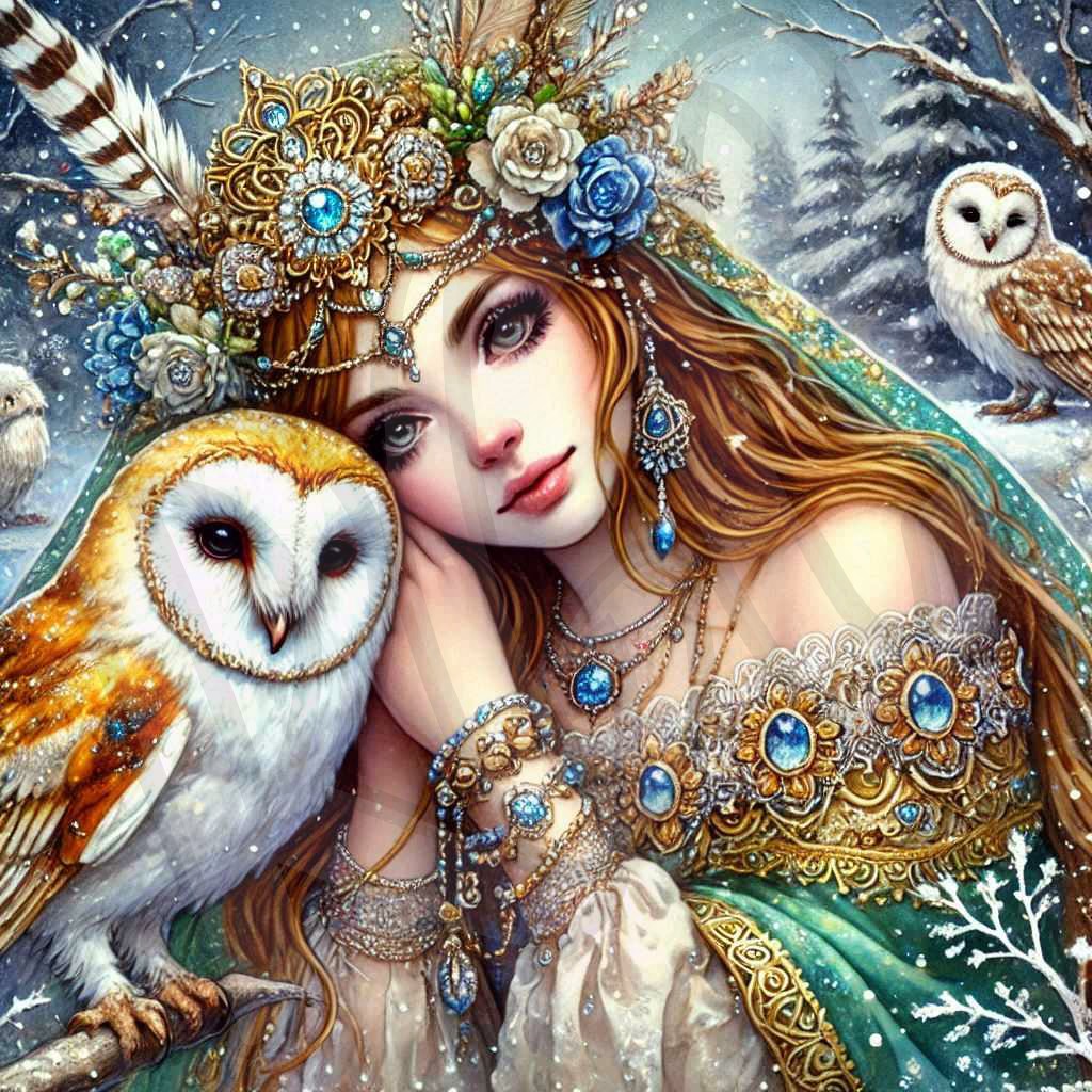 Woodland Princess & Owl 1-4