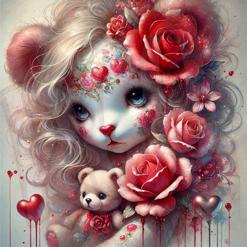 Hearts & Roses Bears