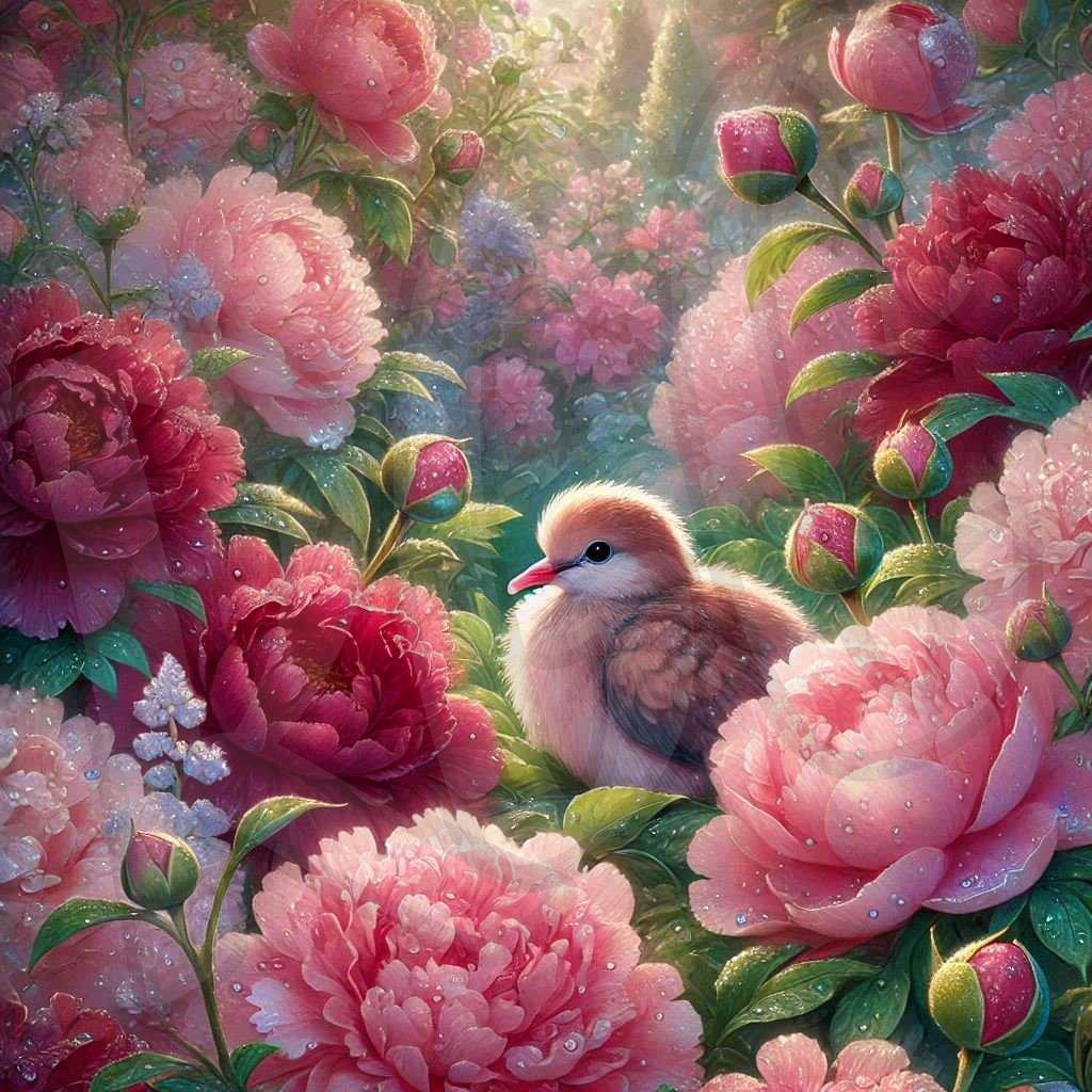 Watered with the flowers