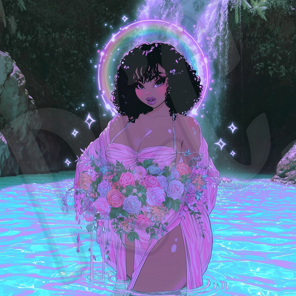 The Goddess Beneath the Falls