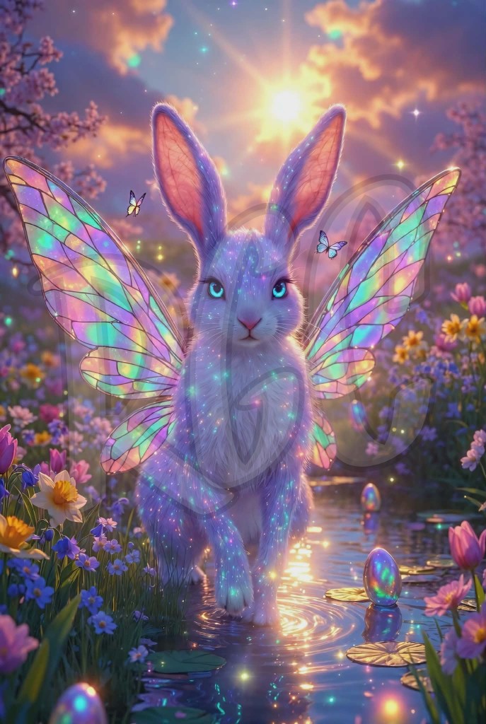 Lilac Bunny Fairy