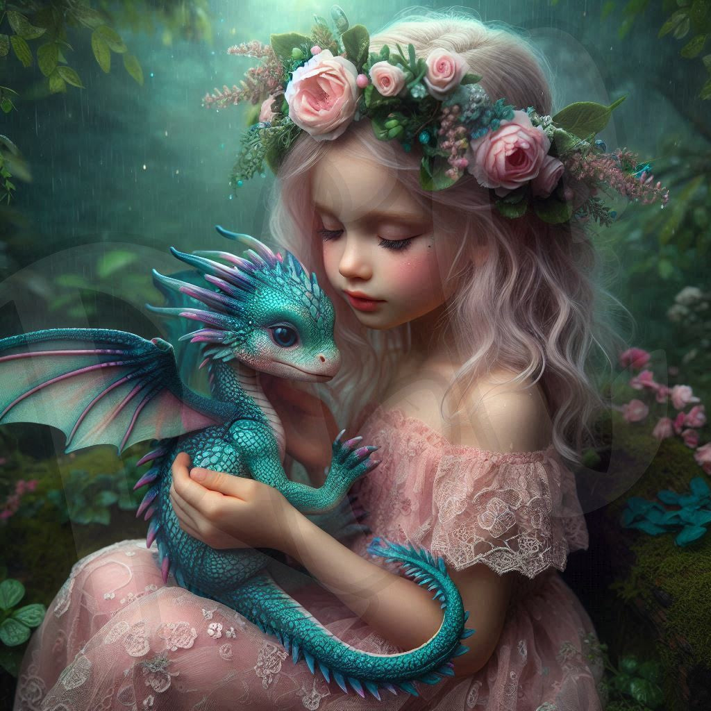 Baby dragonling – Rhinestone Goddess Creations