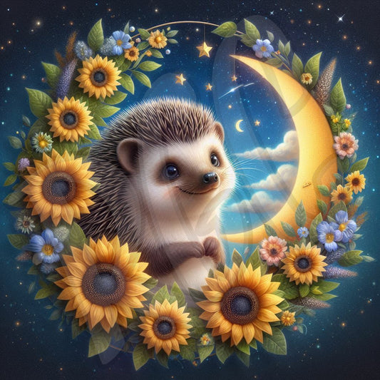 Hedgehog in the Moonlight