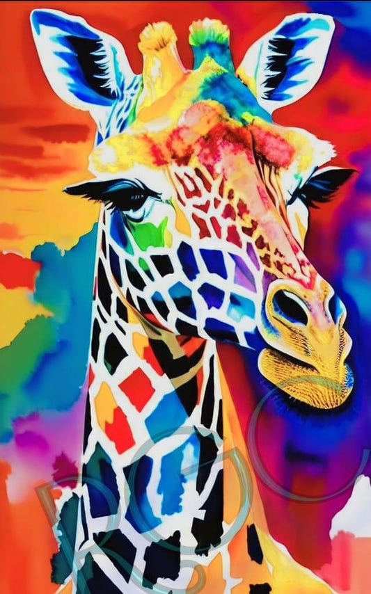 Colorful Giraffe