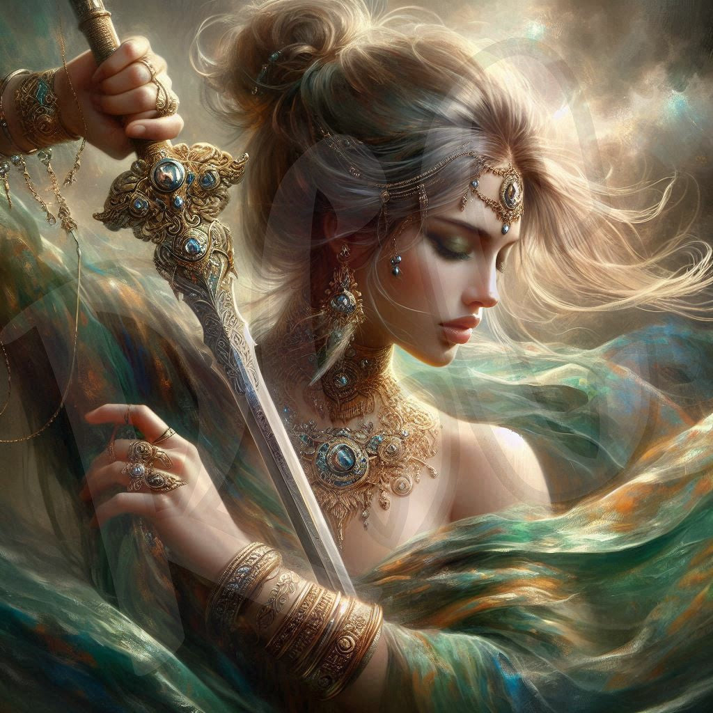 The Ancient Sword – Rhinestone Goddess Creations