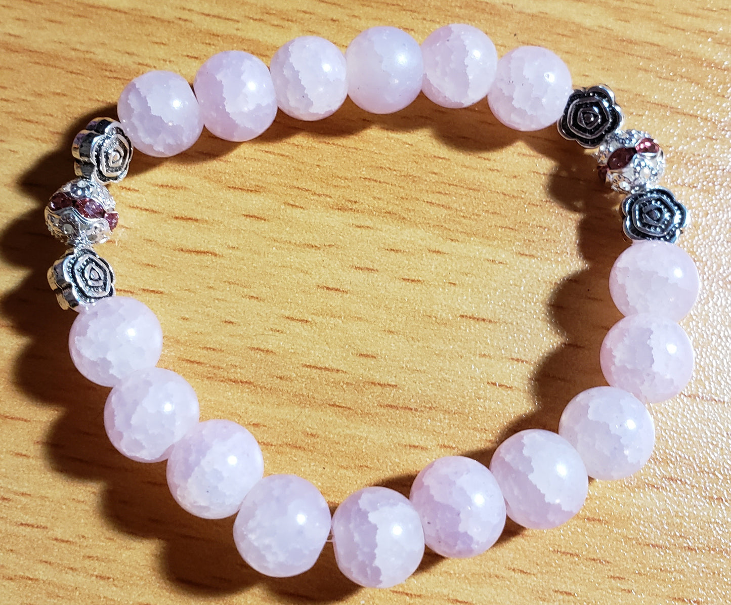 Blushing pink bracelet