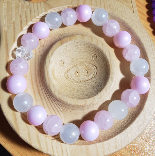 Soft pink bracelet