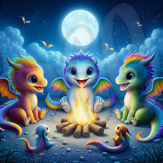 Campfire dragons