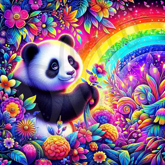 Rainbow panda