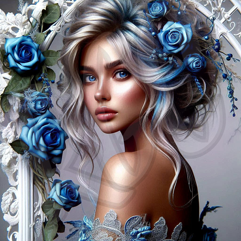 Blue rose