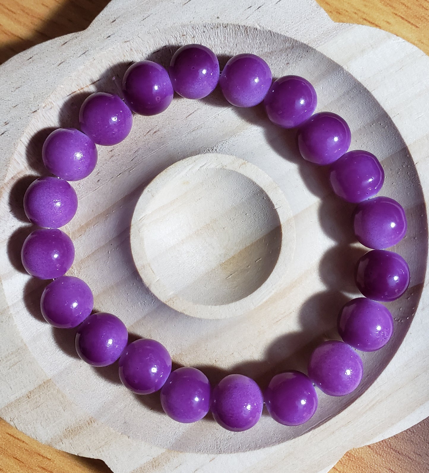 Purple bracelet