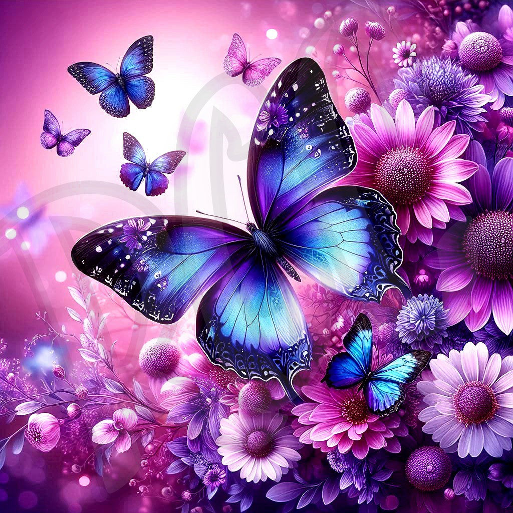 Purple butterflies