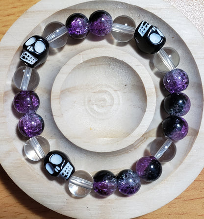 Halloween beaded bracelets