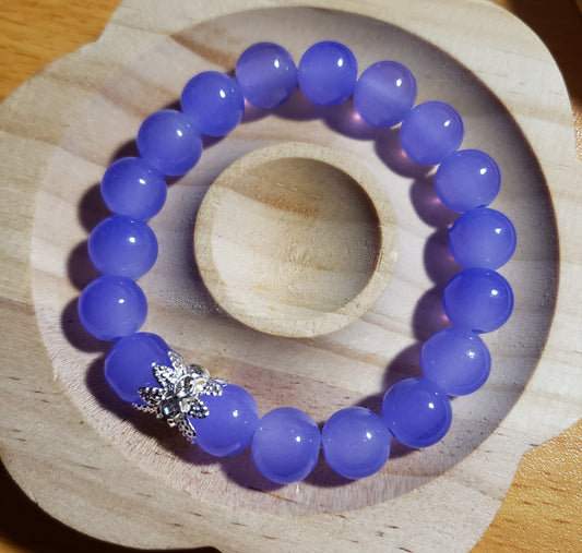 Creamy purple bracelet