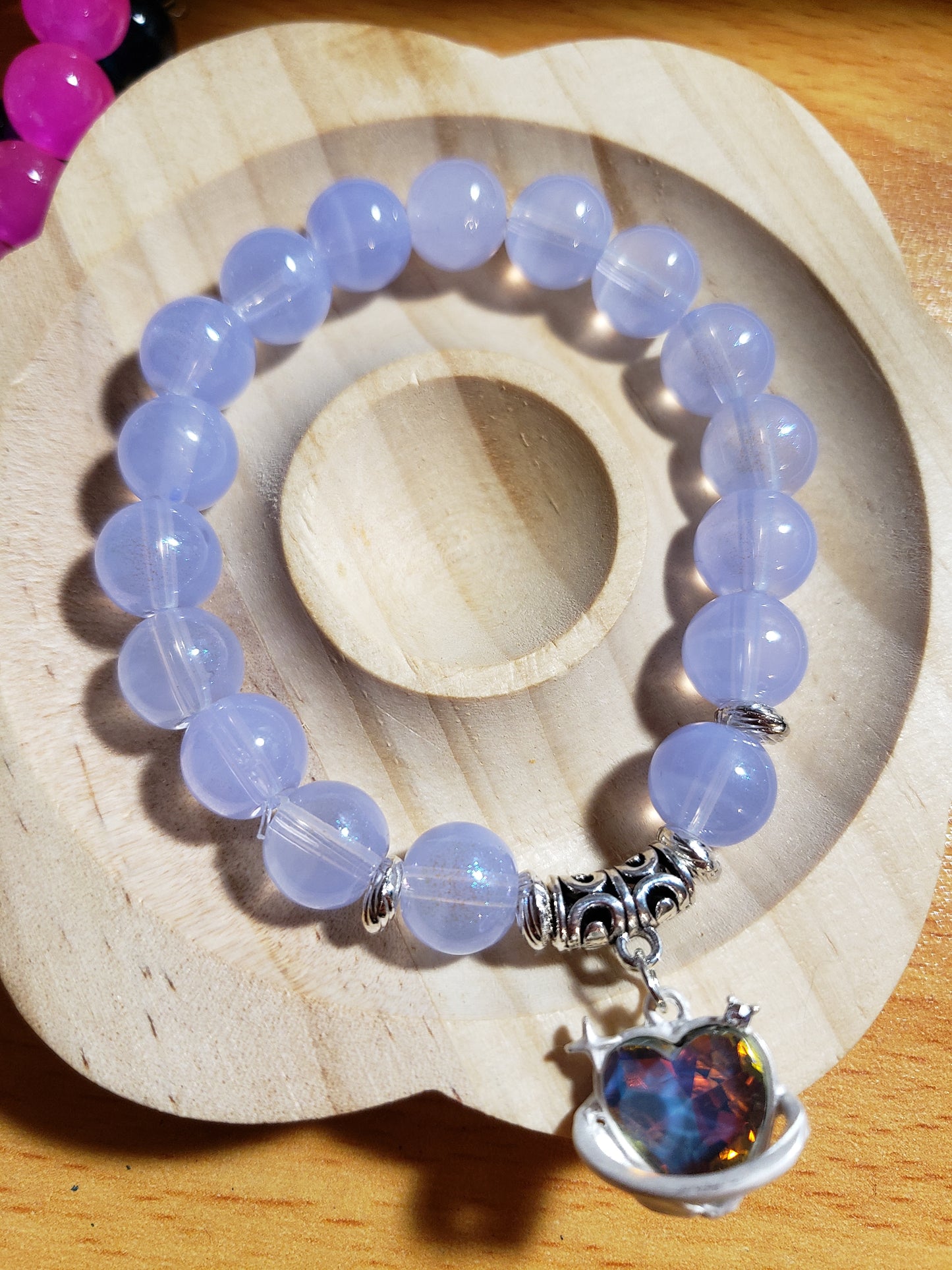 Crystal heart bracelet