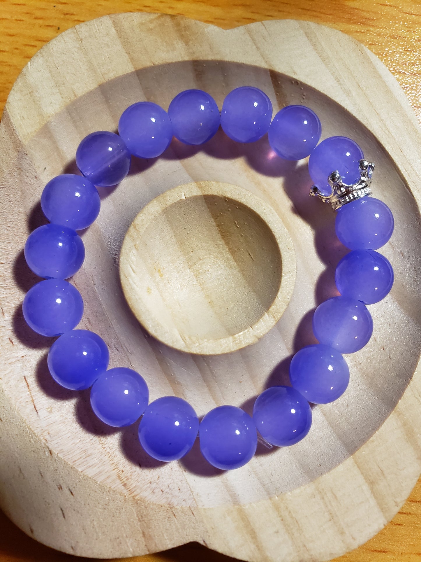 Purple cream bracelet