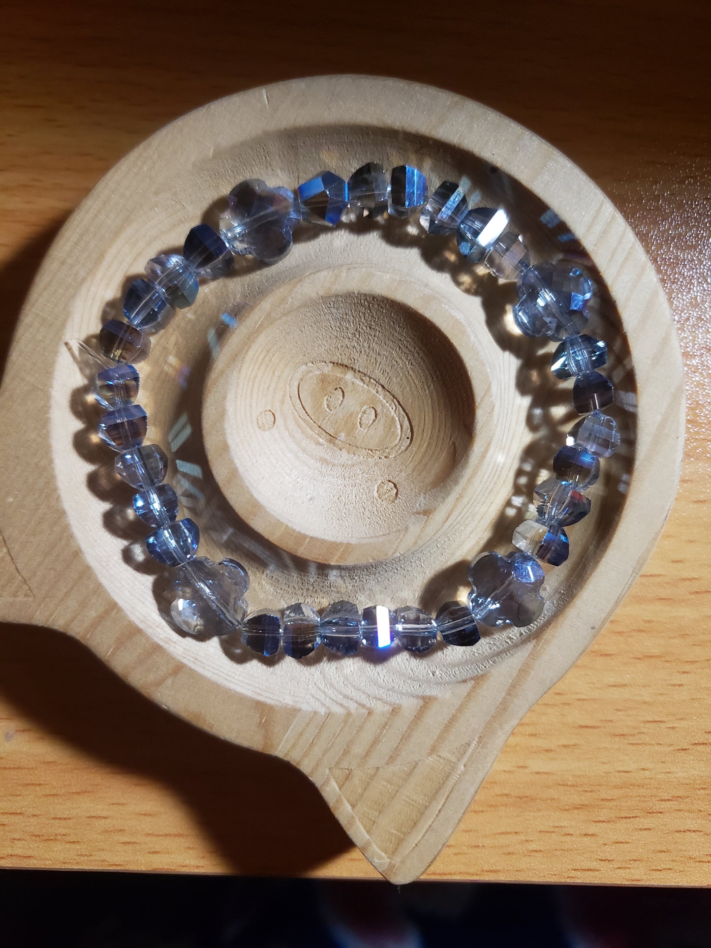 Glass crystal bracelets 1&2