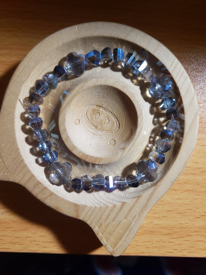 Glass crystal bracelets 1&2