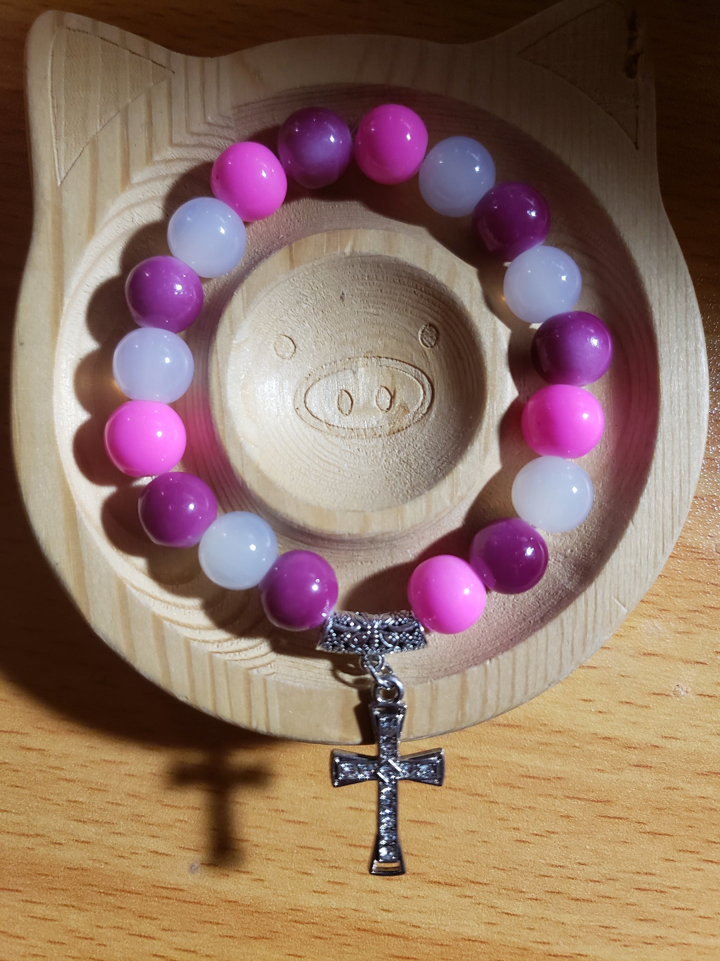 Rhinestone cross Bracelet