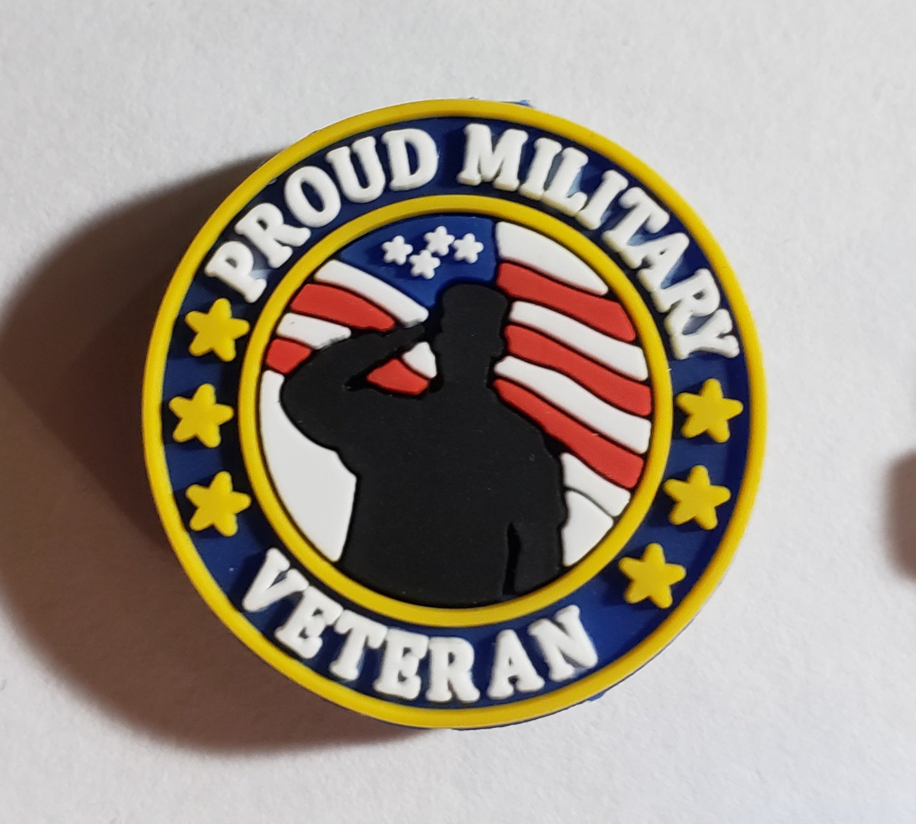 Military Rhinestone Logo Military hero focal – Rhinestone Goddess Creations
