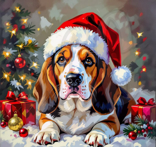 A Basset Hounds Xmas