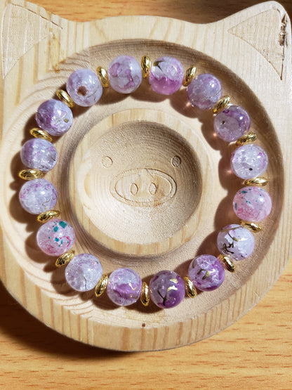 Purple & Gold Drizzle