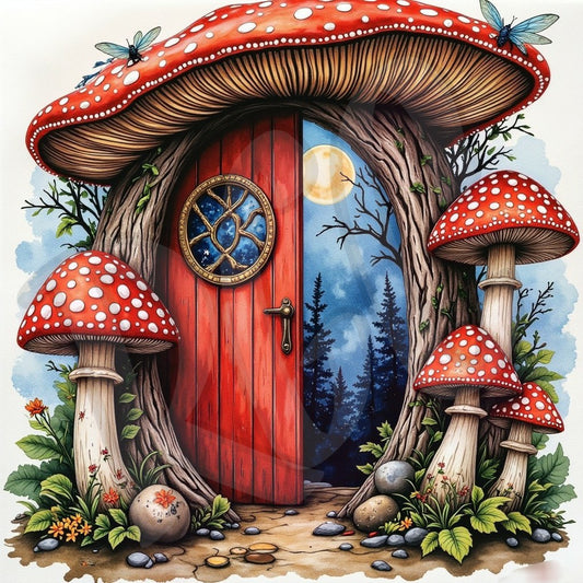 Inside the Mushroom House