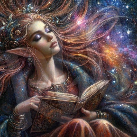 Galaxy Elf & Spellbook