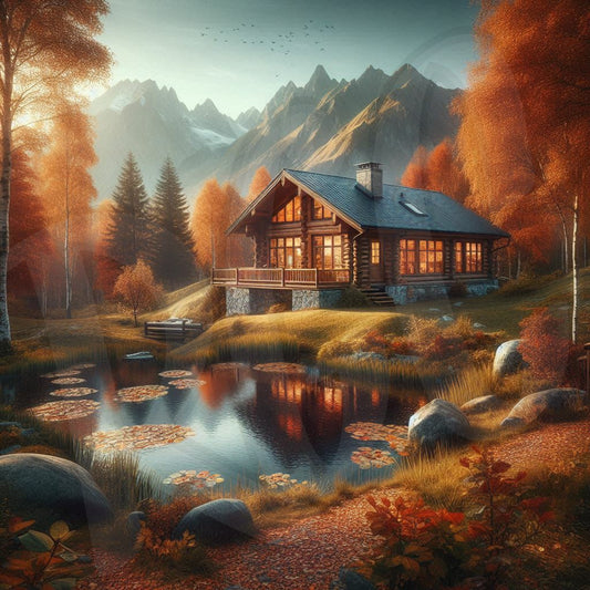Fall Lake House