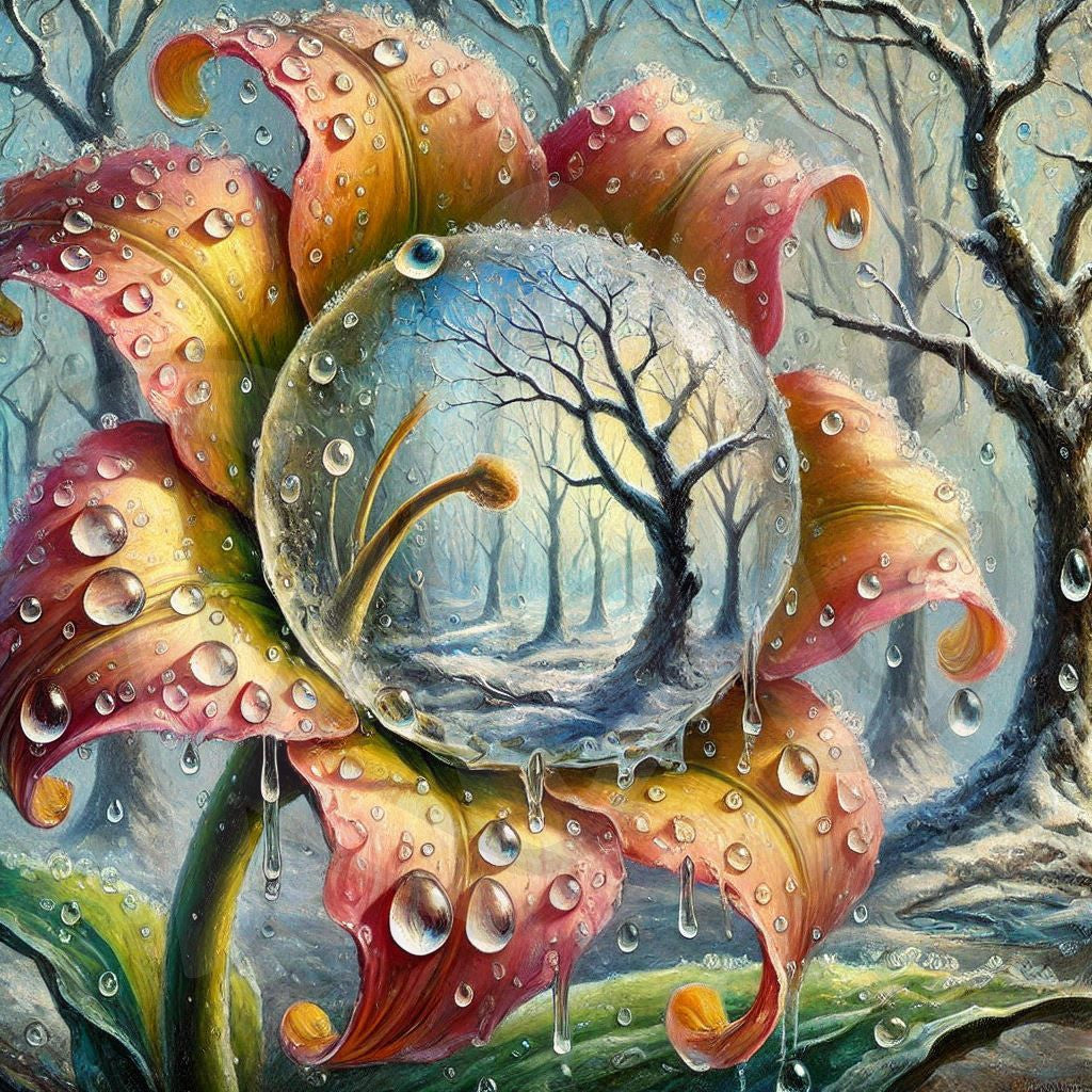 Dripping Fantasy Flowers 1-3