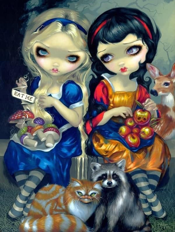 Alice and snow white