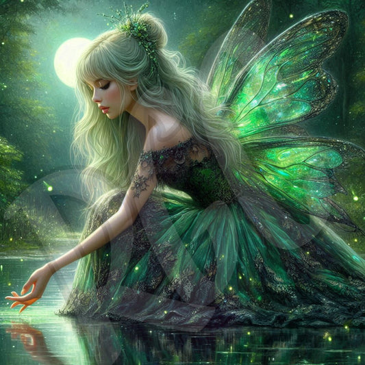 Green Fairy Wings