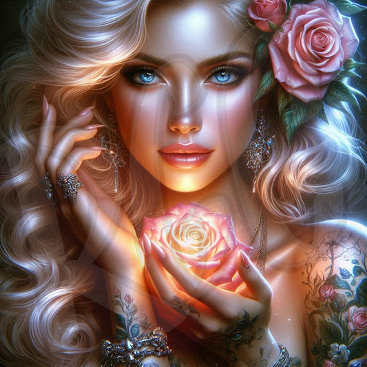 Glowing Rose