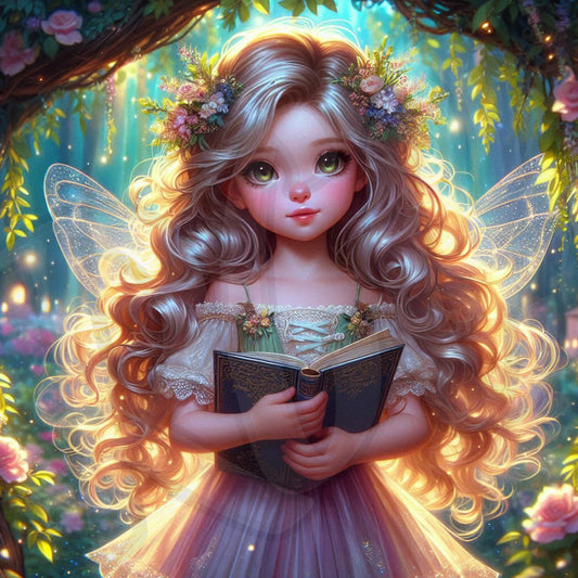 Fairy reading book